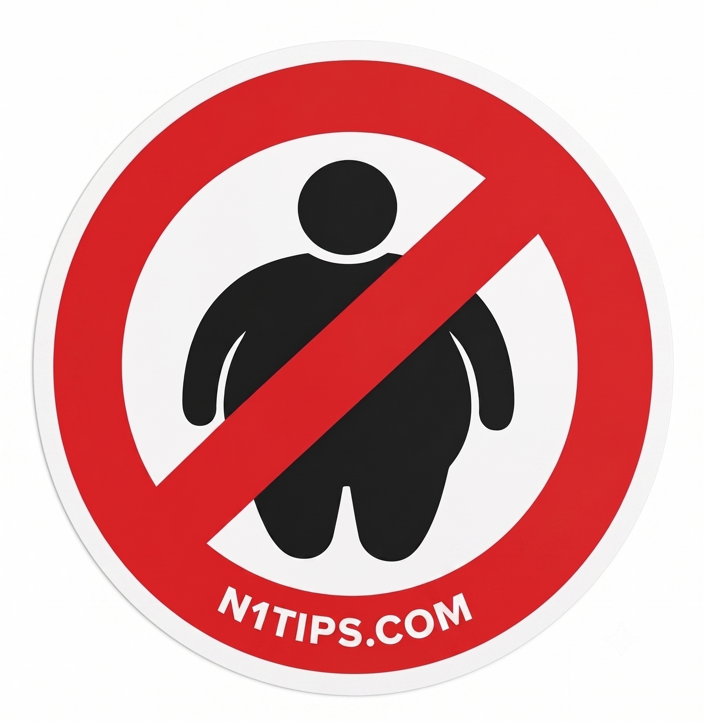Sticker - Anti-gordas